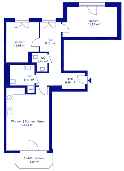 Hochwertiger Neubau: Drei-Zimmer-Wohnung in Alt-Hohenschönhausen — photo 1